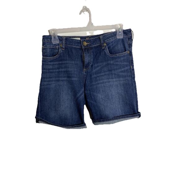 Kut From The Cloth Women’s Size 10 Catherine Boyfriend Jean Shorts Cotton Jorts - Picture 2 of 10